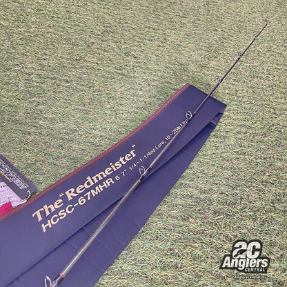 Heracles The Redmeister HCSC-67MHR 10-25lb (USED, 9/10) with rod bag/sleeve