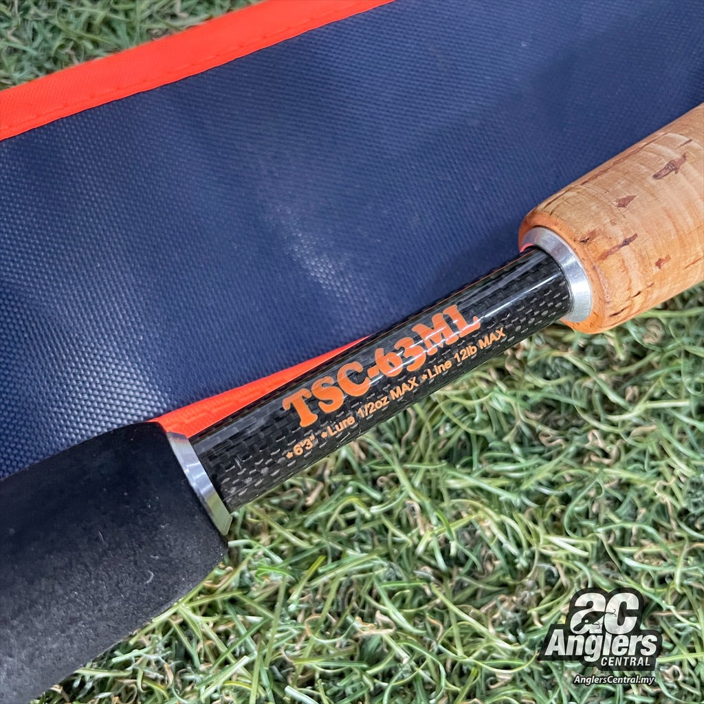 Trickster TSC-63ML 12lb (USED, repaired 1" short, 8.5/10) with rod bag/sleeve