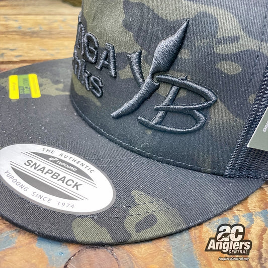 YB Camo Flat Brim Cap