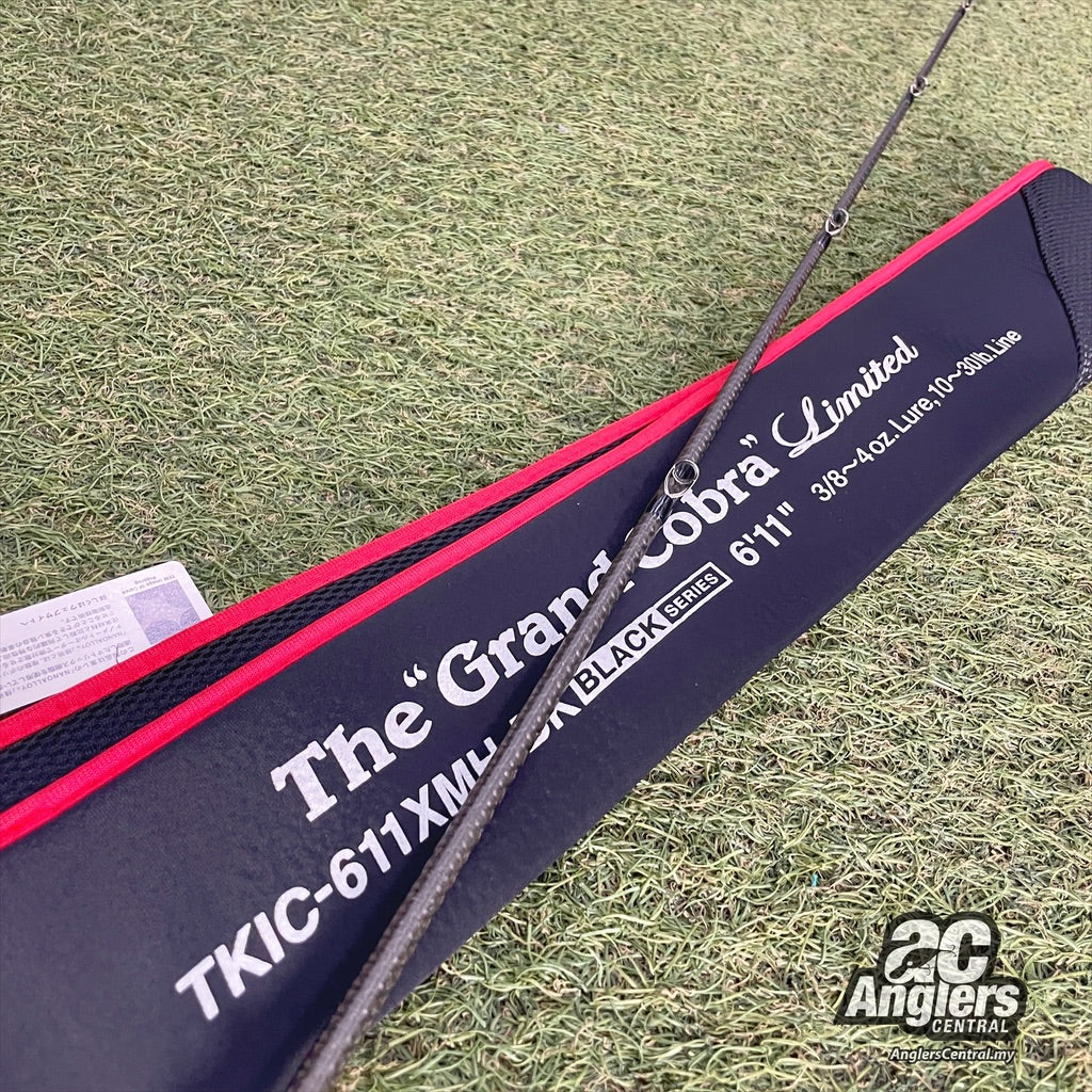 Inspirare Kaleido The Grand Cobra Limited Black Series TKIC-611XMH-BK 10-30lb 1.5" short, tip repair (USED, 8.5/10)