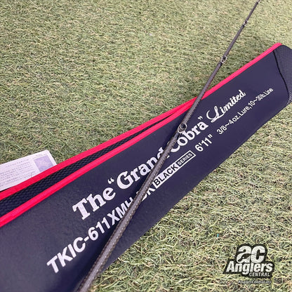 Inspirare Kaleido The Grand Cobra Limited Black Series TKIC-611XMH-BK 10-30lb 1.5" short, tip repair (USED, 8.5/10)