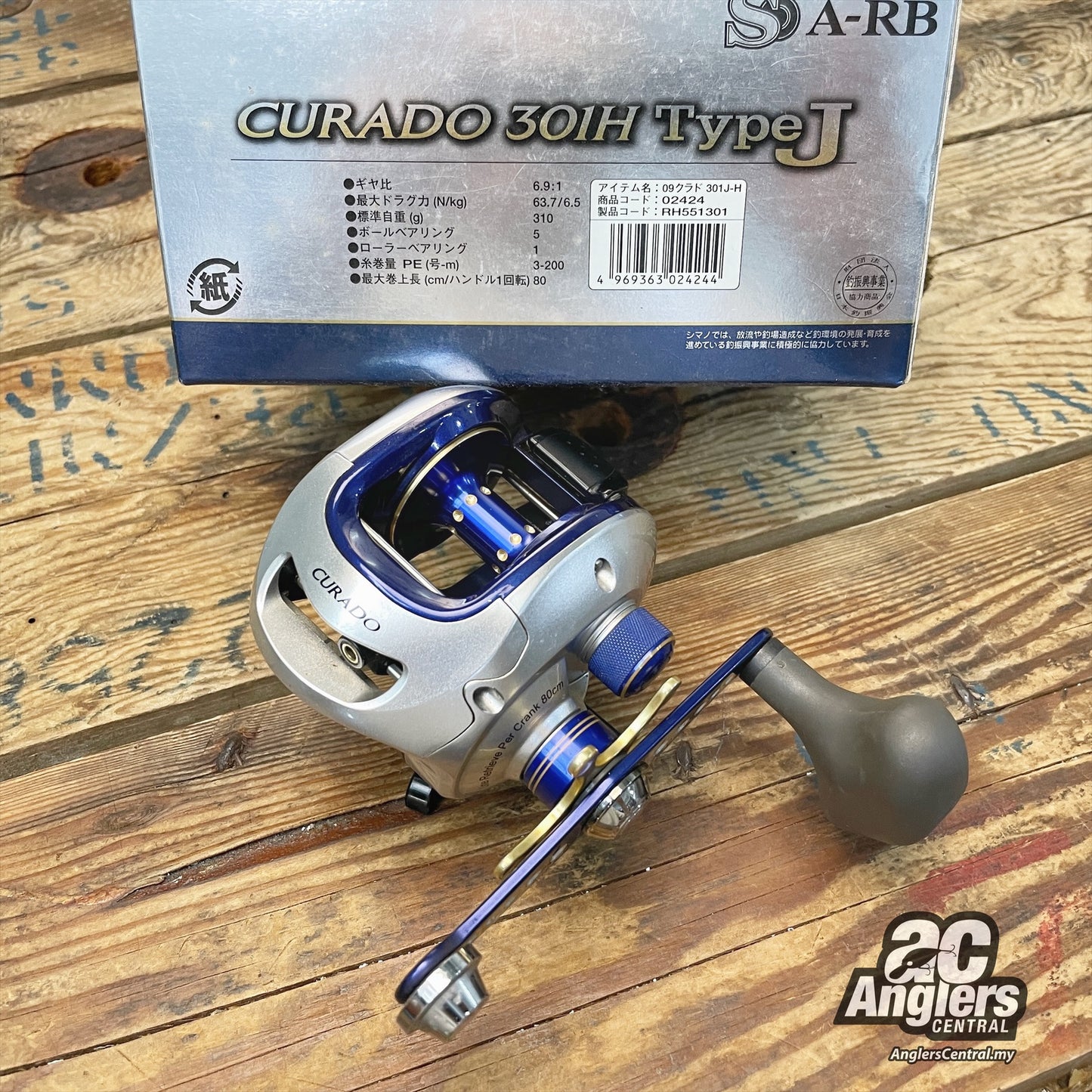 reel shimano curado 301 2009 Curado 301H Type J (USED, 9.5/10) – Anglers Central