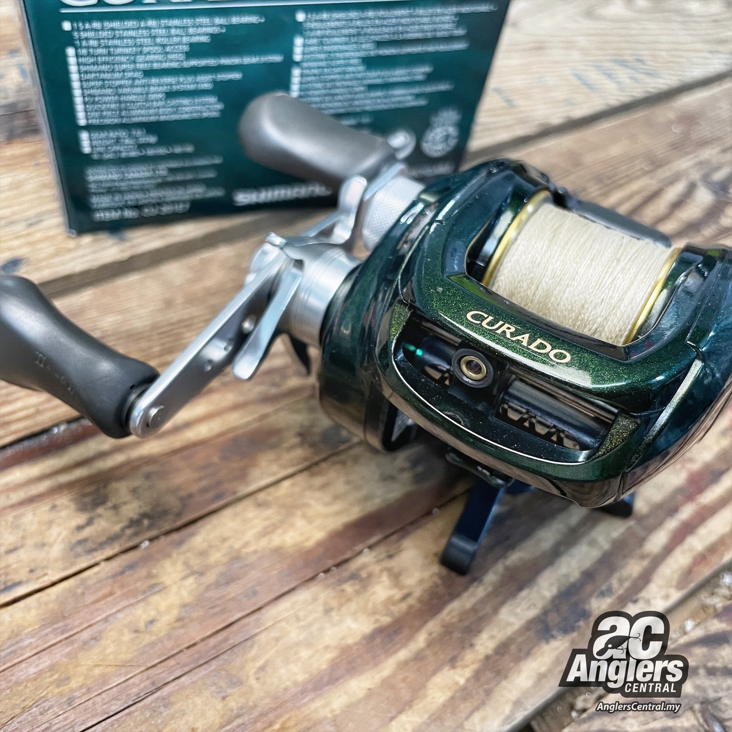 green shimano curado 200e7 2008 Curado 200E7 (USED, 9.5/10) – Anglers Central
