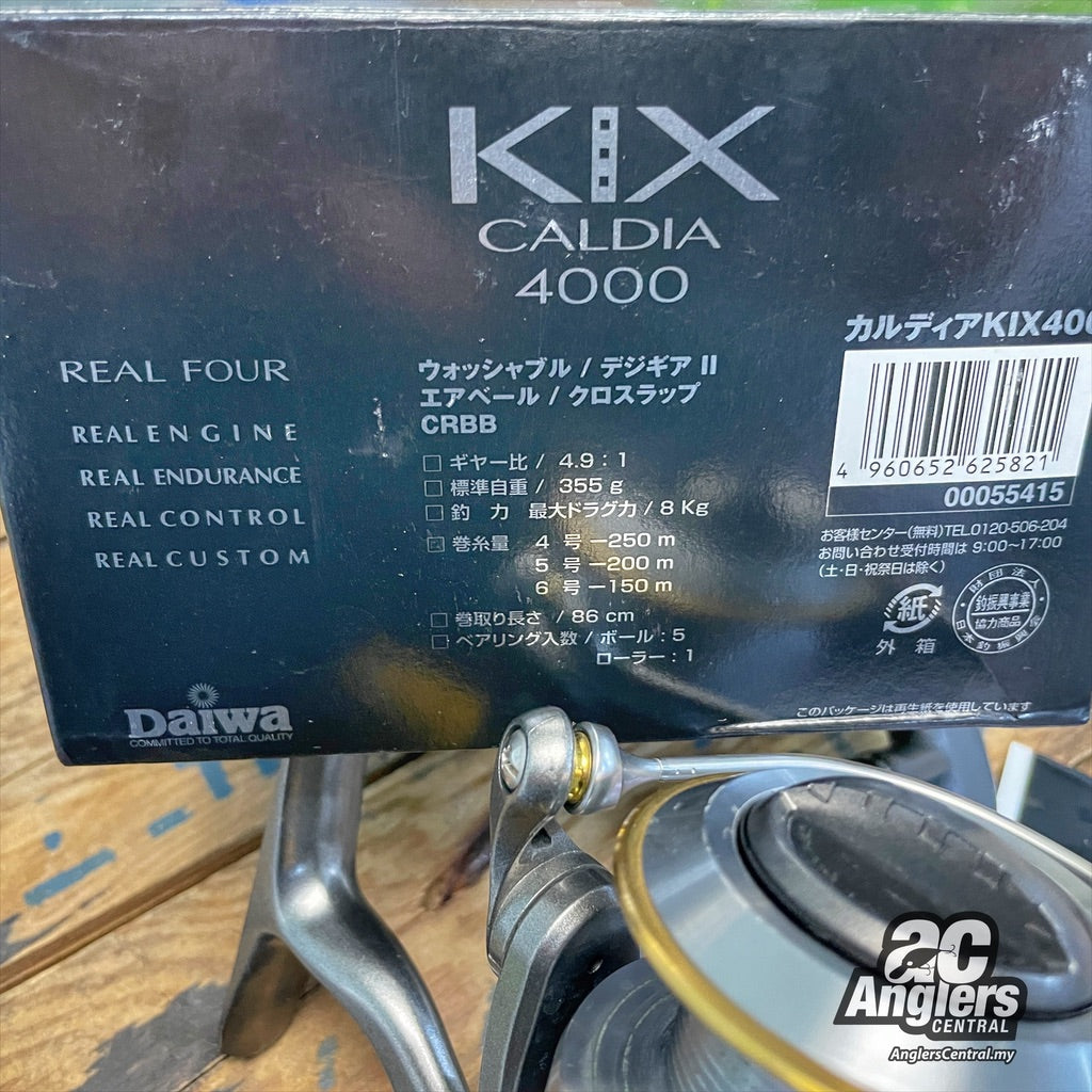 daiwa caldia kix 1500 spinning reel 05 Caldia Kix 4000 (USED, 8.5/10) – Anglers Central