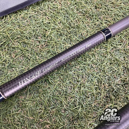 Huge Custom H3N-62F XXX Heavy (USED, 9/10) with rod bag/sleeve