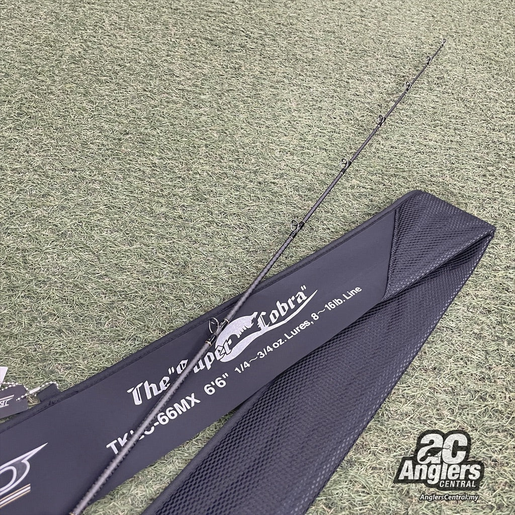 Kaleido The Super Cobra TKLC-66MX 8-16lb (USED, 9/10) with rod bag/sleeve